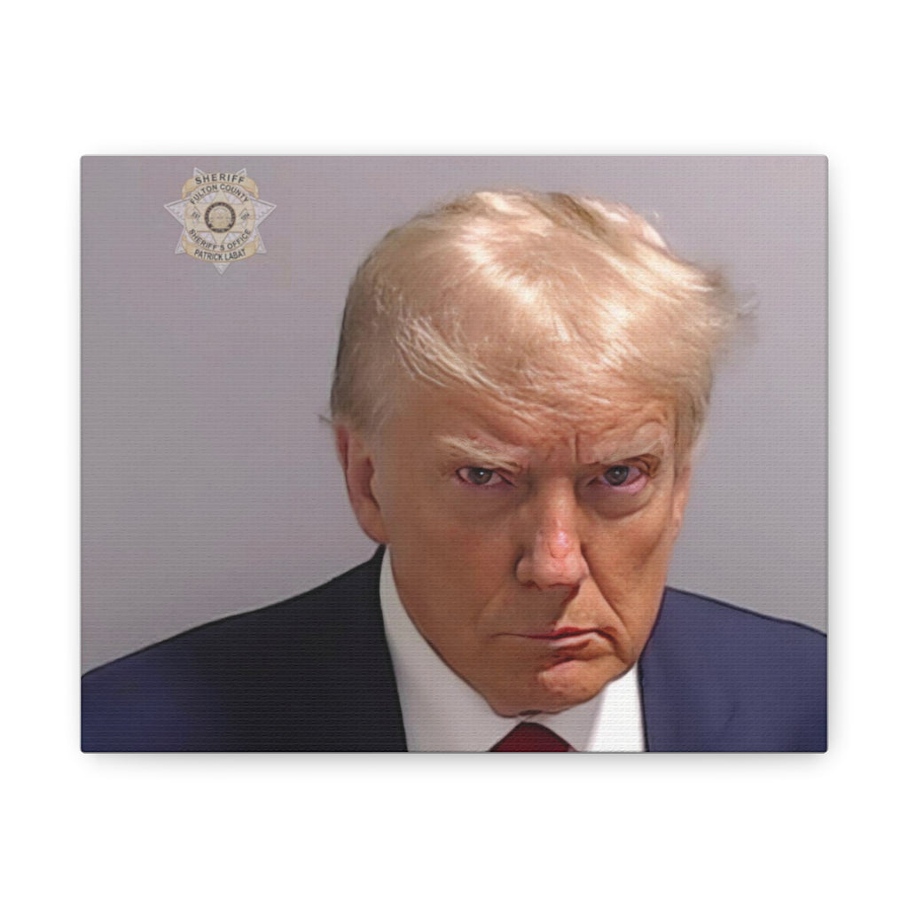 Donald Trump Mug Shot on Canvas